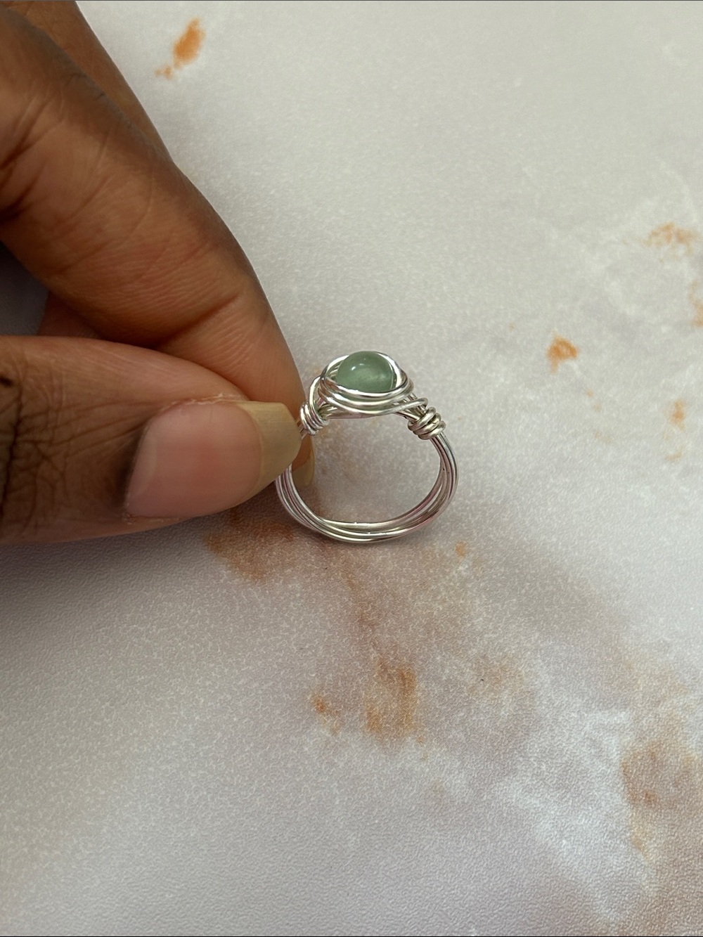Adventure Silver Wire Ring Handcrafted